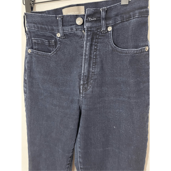 Everlane Authentic Stretch Slim BootCut Dark Wash Jeans Sz 26 Rodeo Cowboy - Picture 3 of 7